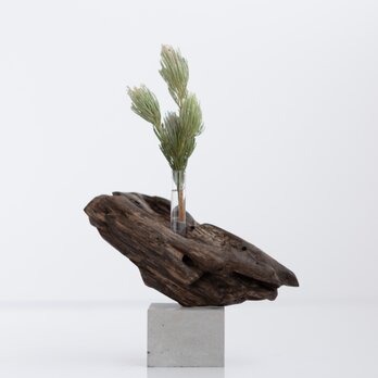 世界にたったひとつあなただけの流木一輪挿し | driftwood flowervase | tane no.6の画像