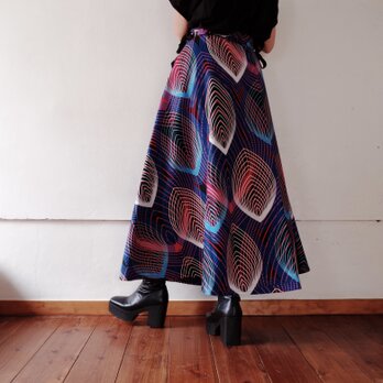 キテンゲ　半円形の巻きスカート plumeの画像