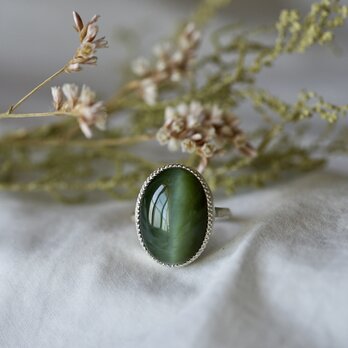 Oval Nephnite Ring (NR001_NP)の画像