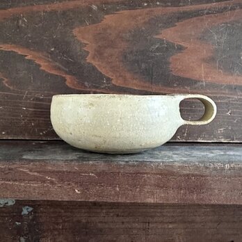 黄土 スープカップの画像