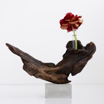 流木一輪挿し | driftwood flowervase | ookina shippo no.3 (M size)の画像