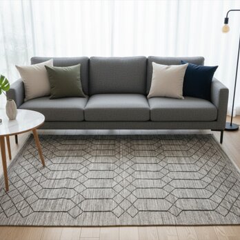 目玉品】夏でも快適オーガニックラグ　四季を楽しむオールシーズン　195x138cm　BP197