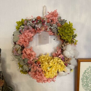 花爛漫（はならんまん）2wayリバーシブル　フラワーリース　Flower wreatheの画像
