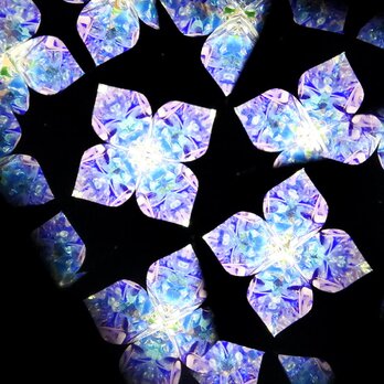 新色 紫陽花の万華鏡 ステンドグラスの画像