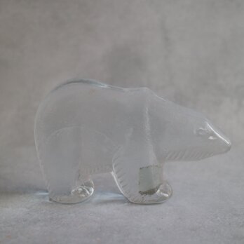 Eda Kristall社製 / クマのオブジェ クリスタルガラス No.5088の画像