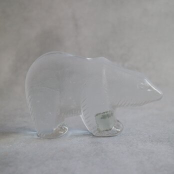 Eda Kristall社製 / クマのオブジェ クリスタルガラス No.5087の画像