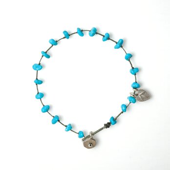 -Sleeping beauty turquoise- fine stone braceletの画像