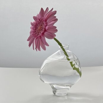 「breathing」　ガラスの一輪挿し　花瓶　フラワーベースの画像