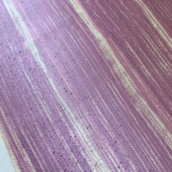 絹手染ハギレ（39cm×18cm 赤紫系）の画像