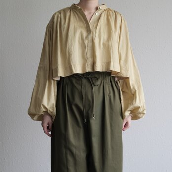 【new】enrica cotton blouse / ROSE-CAMELの画像