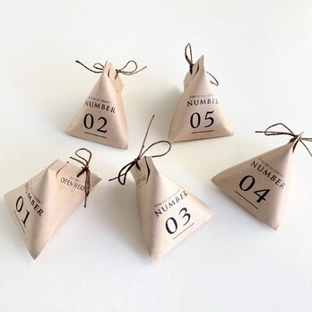 NUMBER テトラバッグ（クラフト）