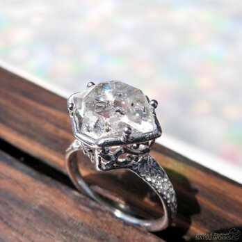 ハーキマーダイヤ リング / Herkimer Diamond Ring lllの画像