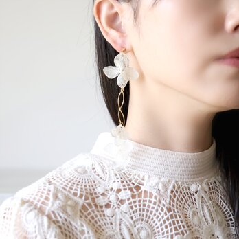 chandelier -curvy-  ピアス・イヤリング(#1154・#1155)の画像