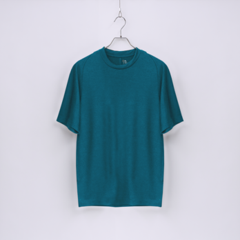 【ユニセックス】C FLEX　メリノウールTシャツ　(501 グリーン　Sサイズ)の画像