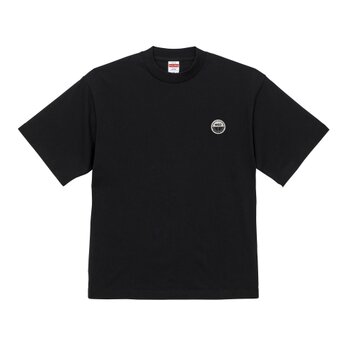 オフコートTシャツ【ブラック】 刺繍ワッペンWEDNESDAY GYM HOOPS JUMP SWISHの画像