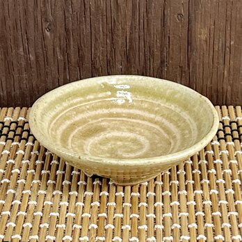 陶器 豆皿単品　ビードロ風（還元焼成）【240501】の画像