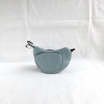 とりミトン　　ブルーグレー　　