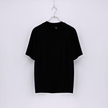 【ユニセックス】C FLEX　メリノウールTシャツ　(10 ブラック　Mサイズ)の画像