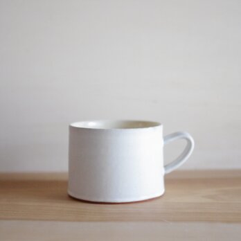 スープマグ・マット・白