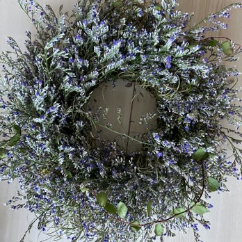 スターチス　鳥の巣リース　Linnunpesä　小さめ