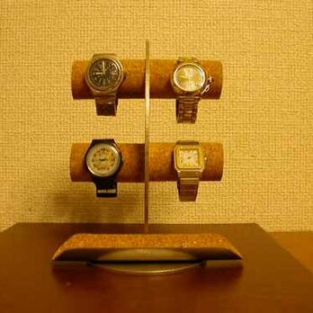 父の日　父の日ギフト　アクセサリースタンド　腕時計スタンド　ムーン腕時計ディスプレイスタンド！ロングトレイバージョンの画像