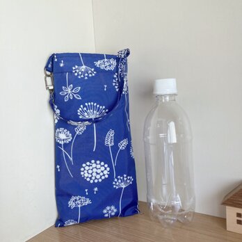 マイクロファイバー×ナイロン素材のバッグ（折り畳み傘、ペットボトル入れに）たんぽぽの画像