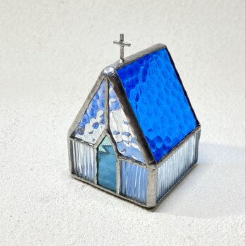『Blue Splash 教会』　LED専用キャンドルホルダーの画像