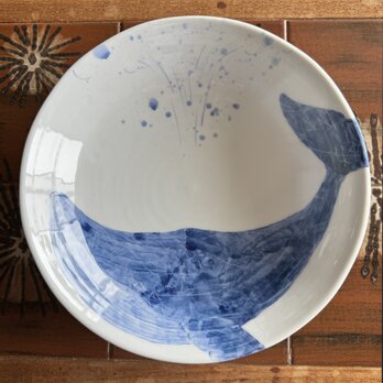 鯨紋浅鉢の画像