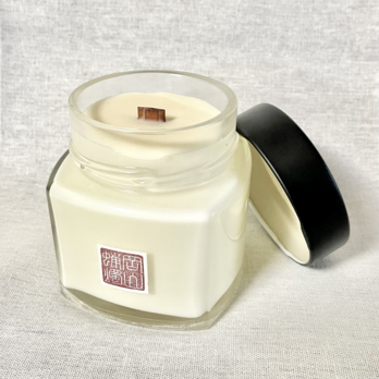 〈プルメリア〉アロマキャンドル大 -fragrance-の画像