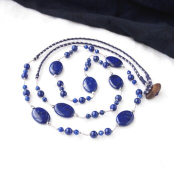 Lapis-lazuli Long Necklaceの画像