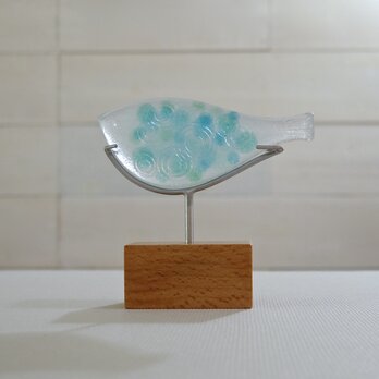 魚のオブジェ［水紋］②