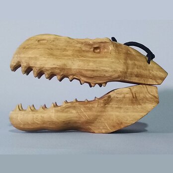 音が鳴るオブジェ　歌うT-Rex（ティラノ・カスタネット）の画像