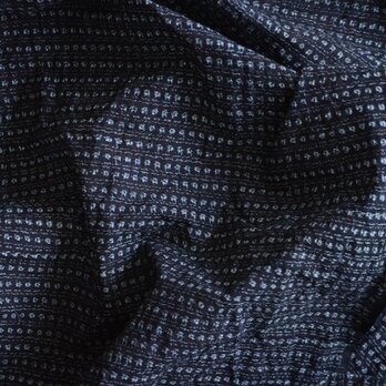 古布 藍染 書生絣 木綿 リメイク素材 ジャパンヴィンテージ ファブリック テキスタイル 大正 昭和 2の画像