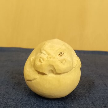 丸い天邪鬼(8) 木彫りの画像