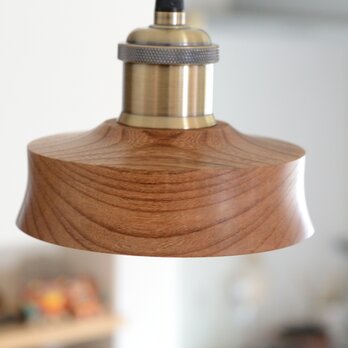 欅のペンダントライト、シェード/style-C/セラピストが作る木工品  #0086の画像