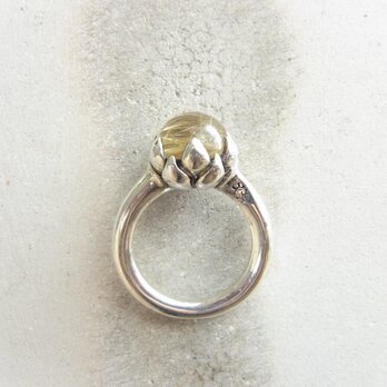 Lotus Flower Ring 　-Rutilated Quartz-の画像