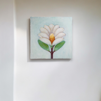 泰山木の花(アクリル画/原画)の画像