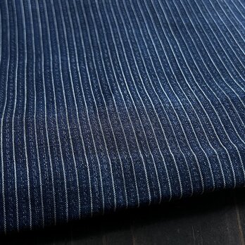 asa0063b　麻布 縞文様 ハギレ 100cm / 古布 古裂　大麻 苧麻（ちょま）の画像