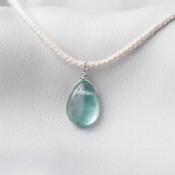 Cotton Pendant（ブルーグリーンフローライト）の画像