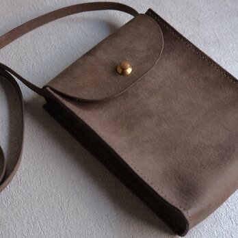 classic shoulder bag(グレージュ)の画像