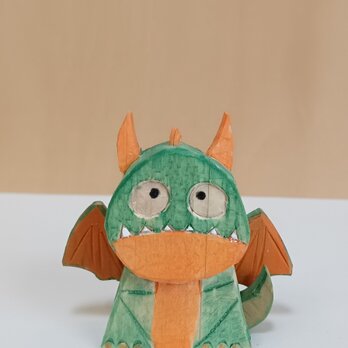 小ドラゴン(5)  木彫りの画像