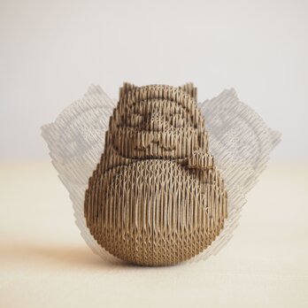 【工作キット】段々猫だるまの画像