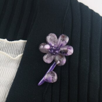 アメジストの一輪花