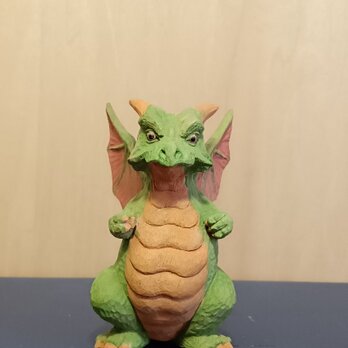 ドラゴン(1)  木彫りの画像