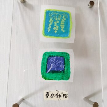 夏空緑陰の画像
