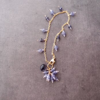 【K14gf】Tanzanite × Iolite Bracelet／タンザナイト×アイオライト ブレスレットの画像