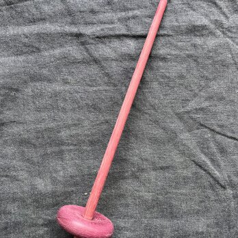 紡ぎ独楽・こもち パープルハート(フック付き)の画像