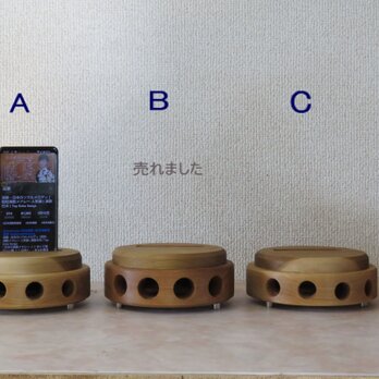 再販　スマホスタンド　スマホスピーカーの画像
