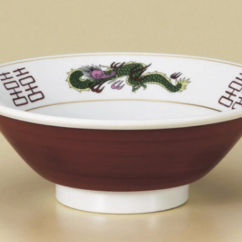 【大特価】【新品】 美濃焼三龍紋柄ラーメン鉢　サイズ：20.5x7.5cmの画像