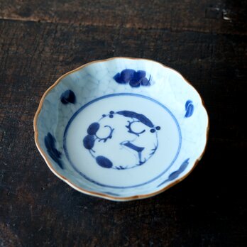 素朴で可愛い◇伊万里　染付膾皿　器　骨董/antiques 丁寧な暮らしに。古民家　江戸末期